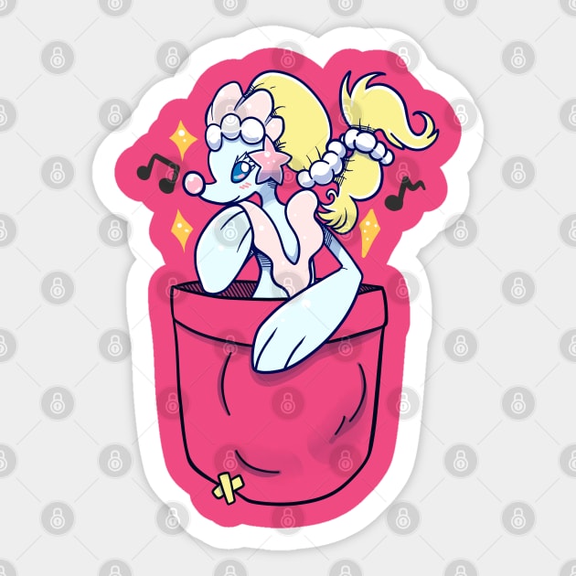 Pocket Shiny Water Siren Sticker by TechraPockets